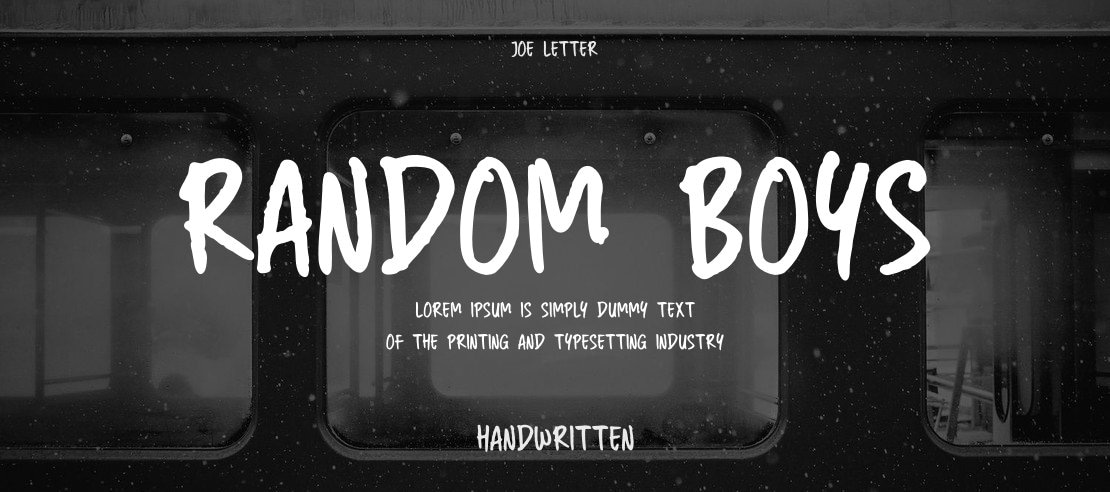 Random Boys Font