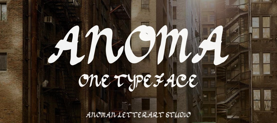 Anoma One Font