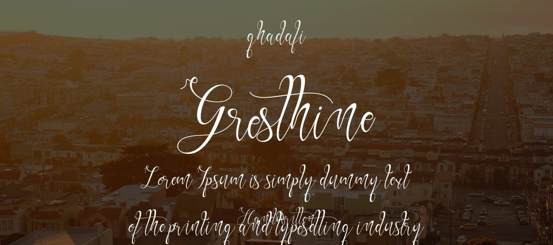 Gresthine Font