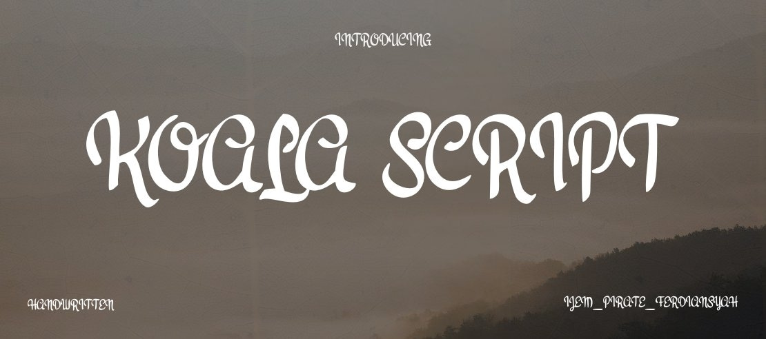 Koala Script Font