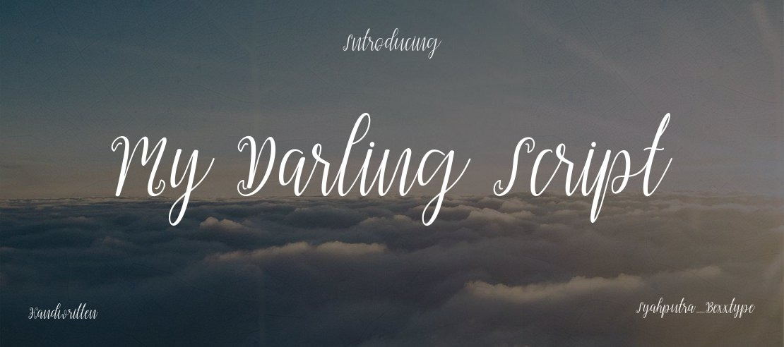 My Darling Script Font