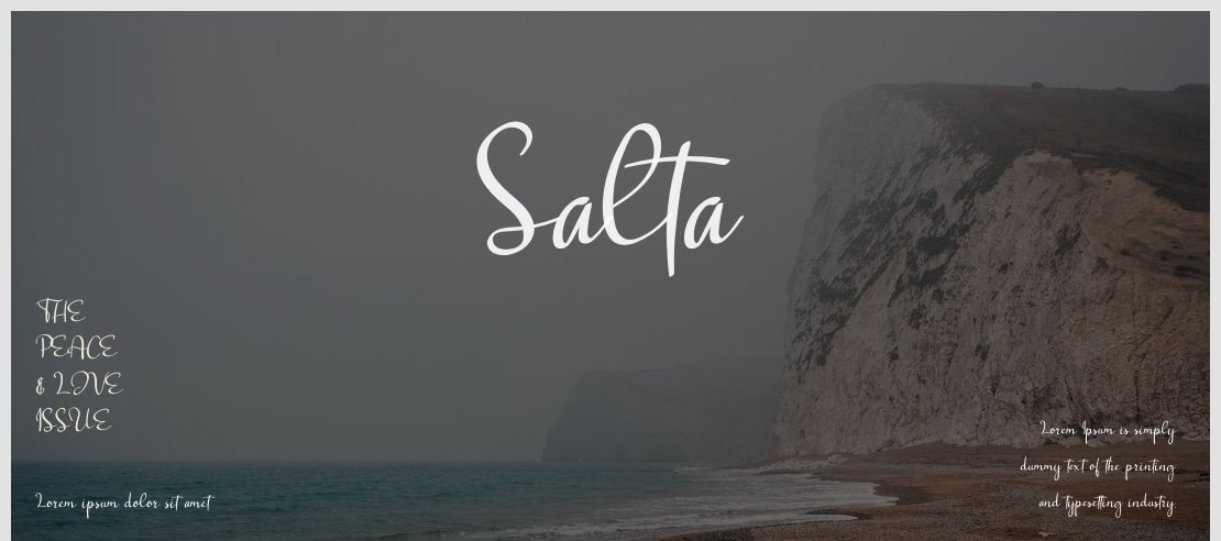 Salta Font Family