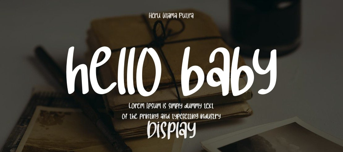 hello baby Font Family