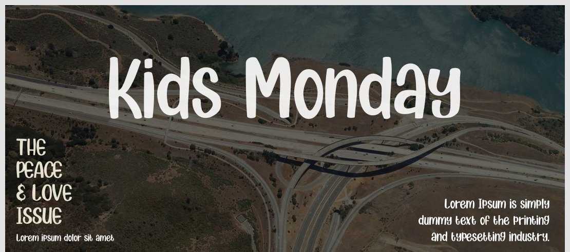 Kids Monday Font