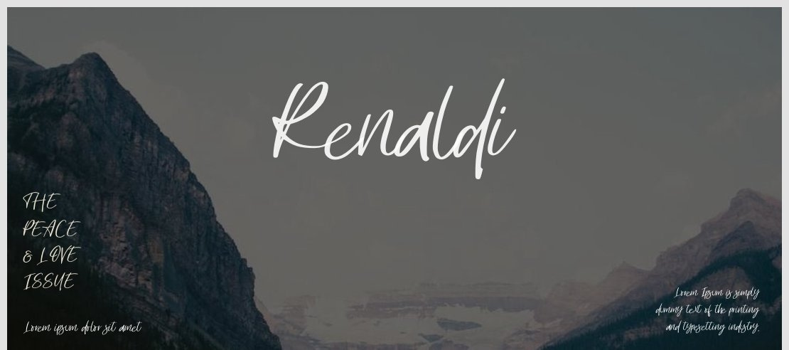 Renaldi Font