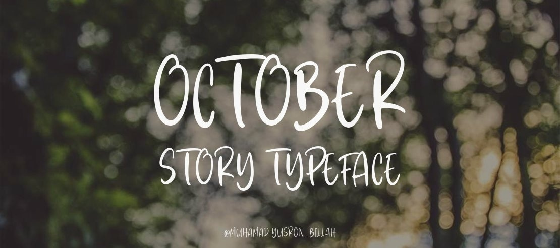 October Story Font