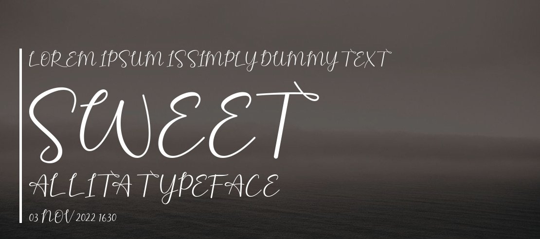 Sweet Allita Font