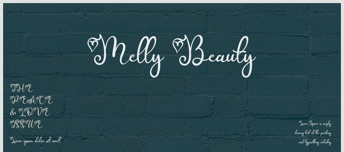 Melly Beauty Font Family