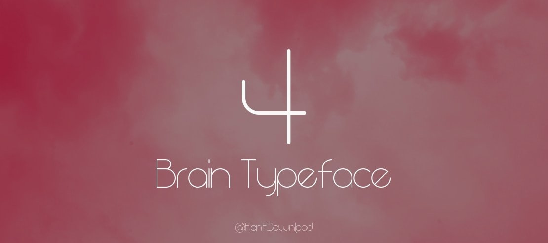 4 Brain Font Family