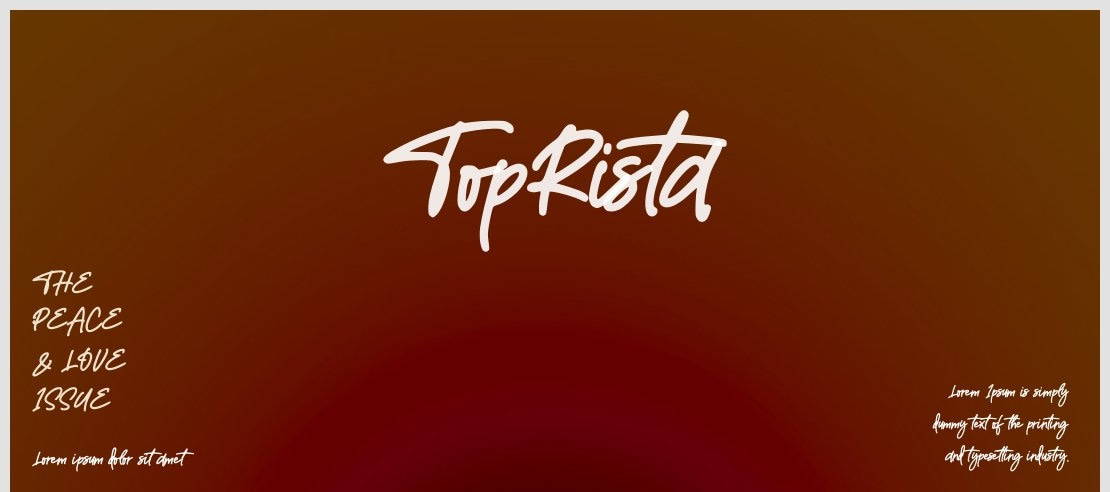 TopRista Font