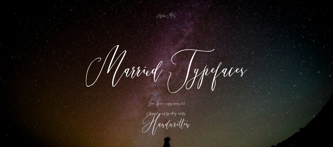 Married Typefaces Font
