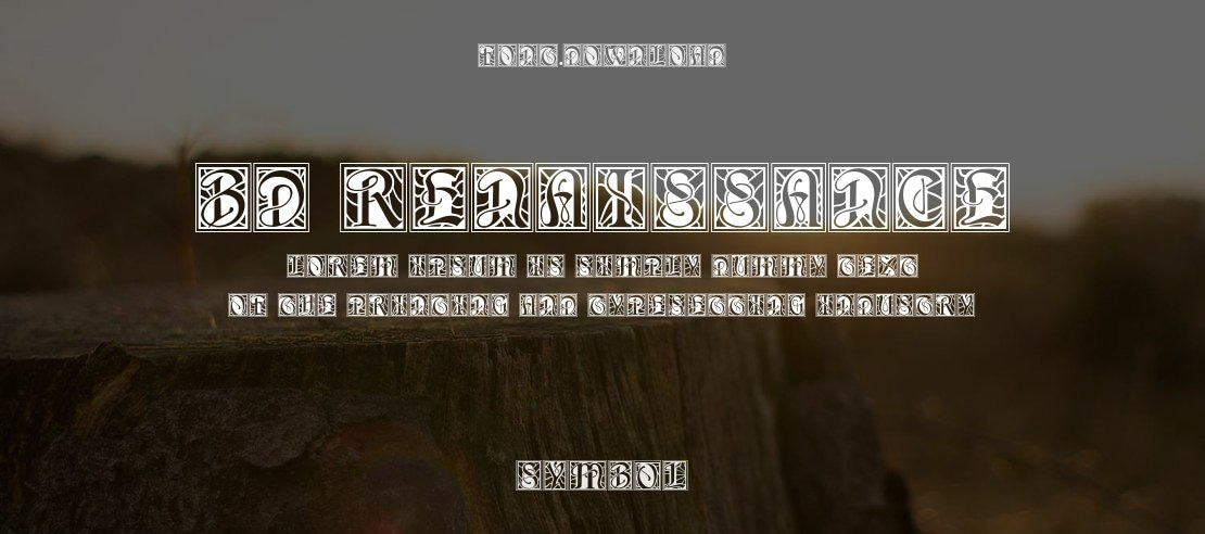 BD Renaissance Font