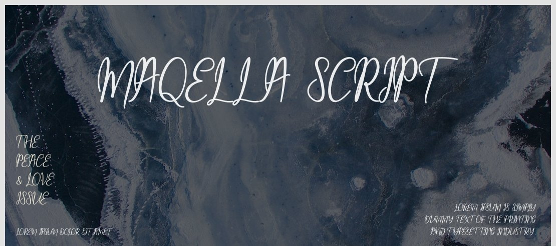 Maqella Script Font