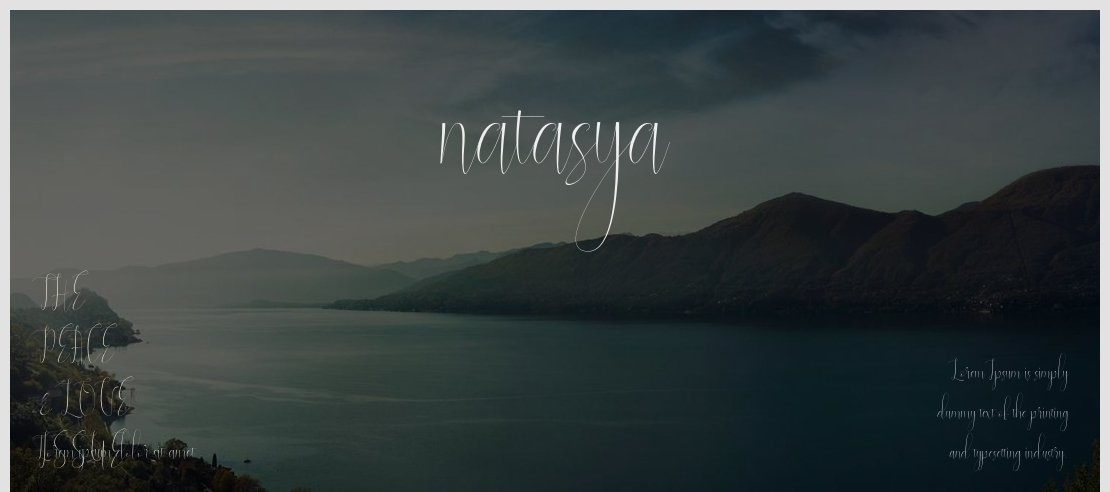 natasya Font