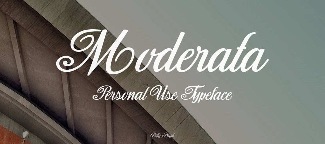 Moderata Personal Use Font