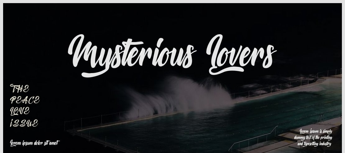 Mysterious Lovers Font