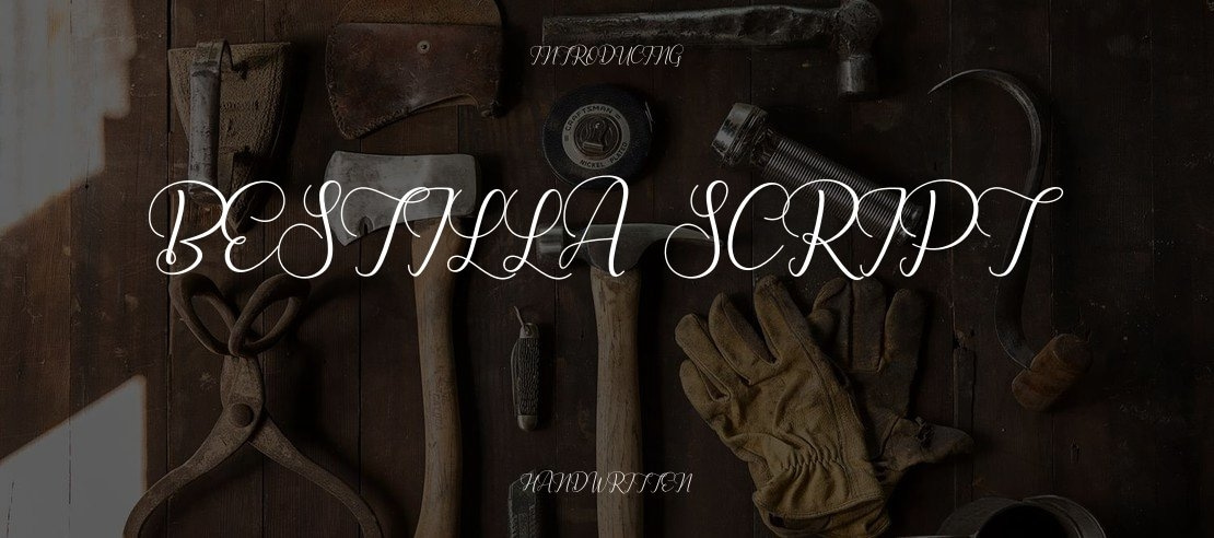 Bestilla Script Font