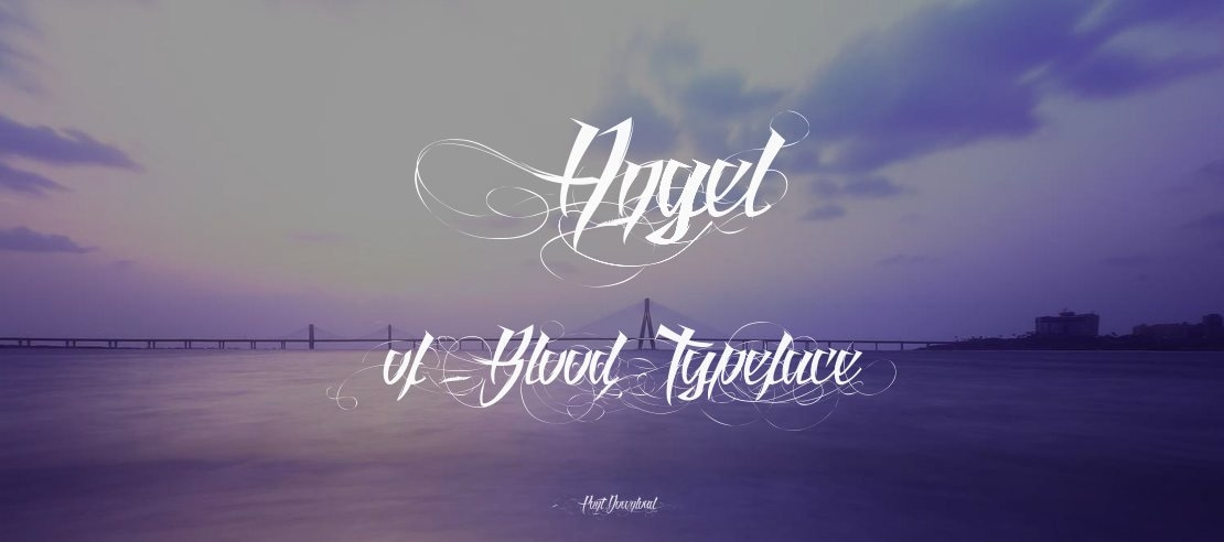 Angel of Blood Font Family