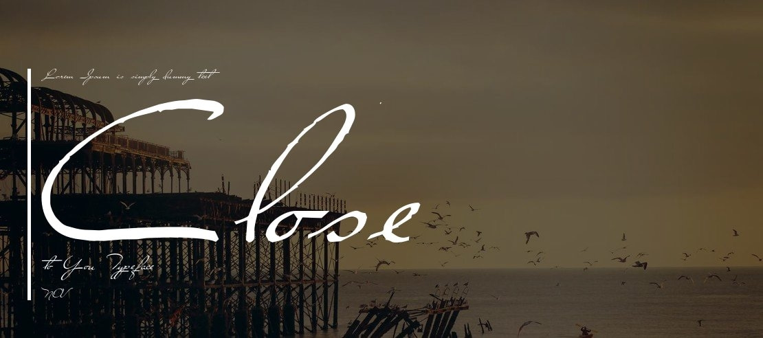 Close to You Font