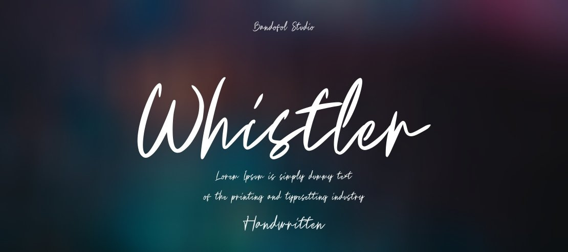 Whistler Font