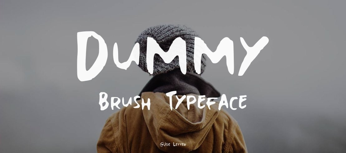 Dummy Brush Font