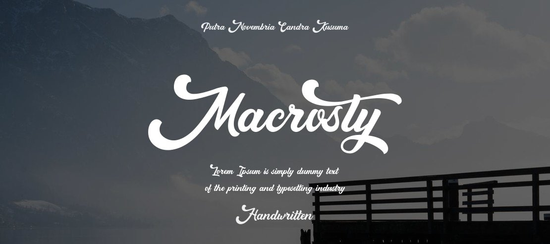 Macrosty Font