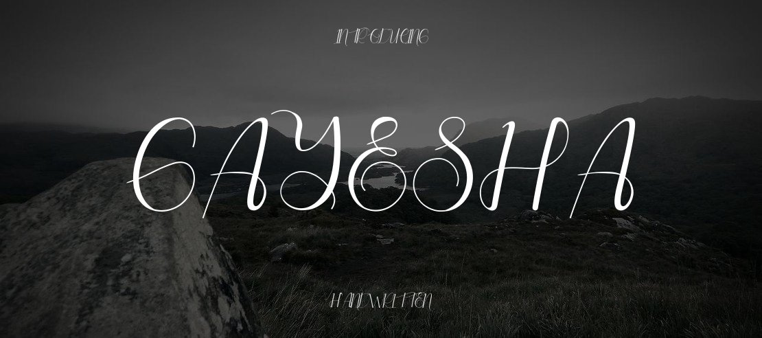 Gayesha Font