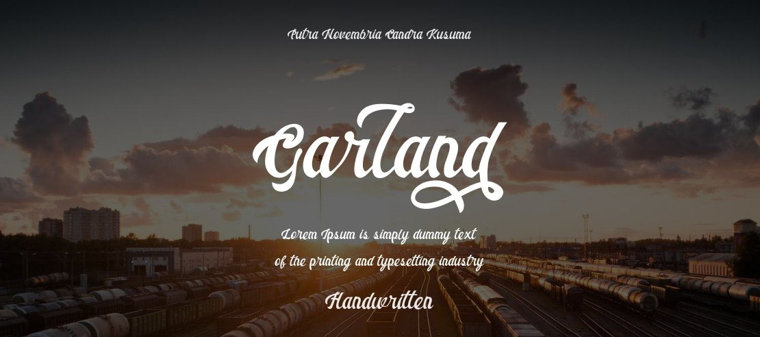 Garland Font