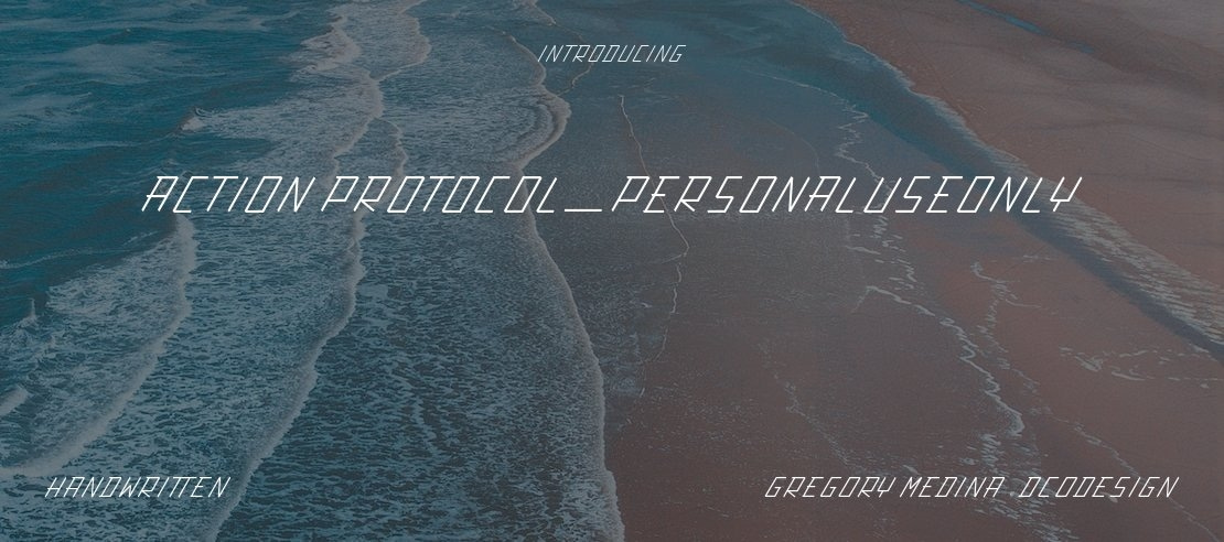 Action Protocol_PersonalUseOnly Font