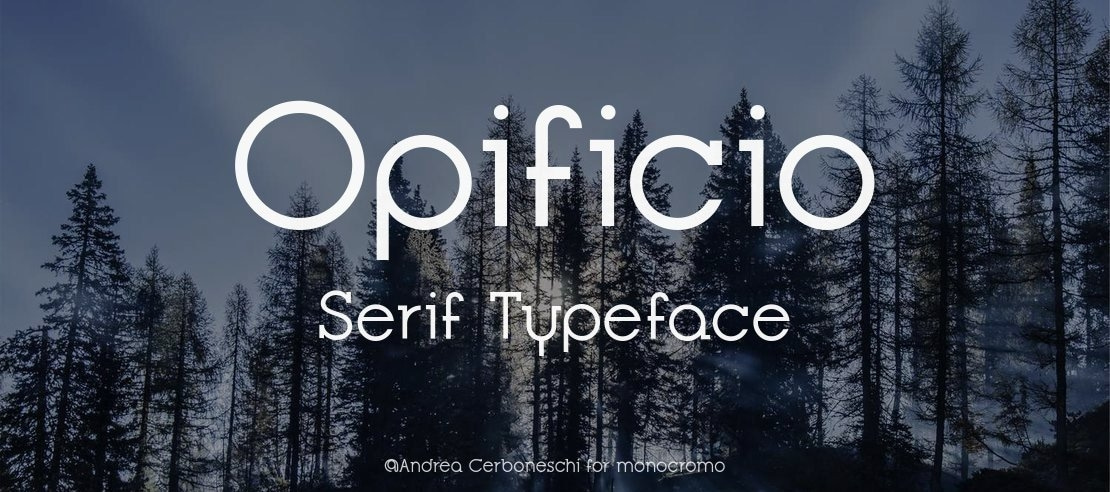 Opificio Serif Font Family