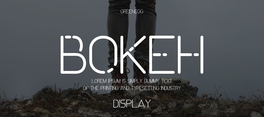 BOKEH Font