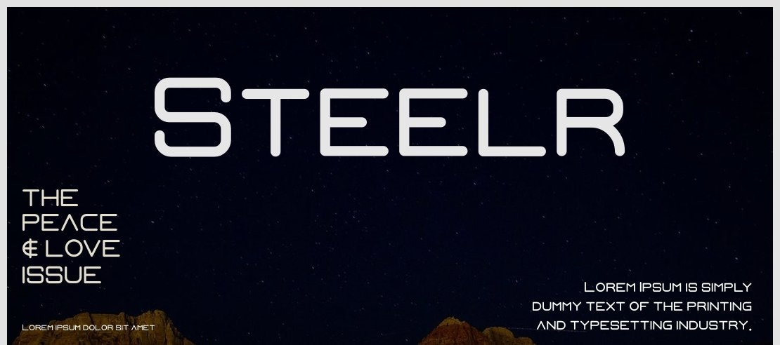 Steelr Font