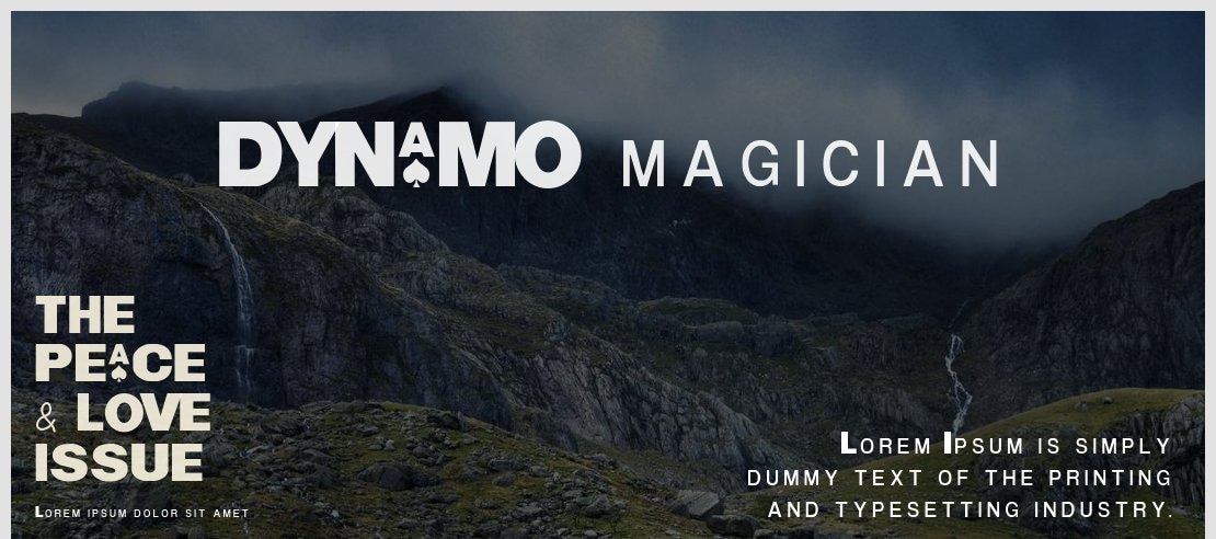 DYNAMO magician Font