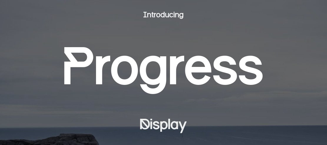 Progress Font Family