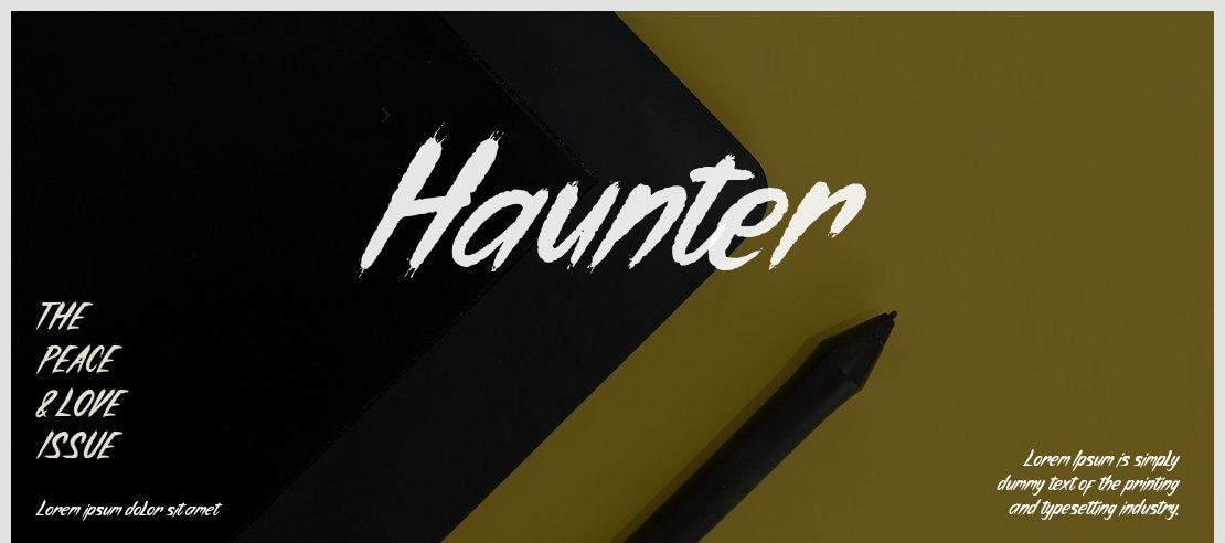 Haunter Font Family