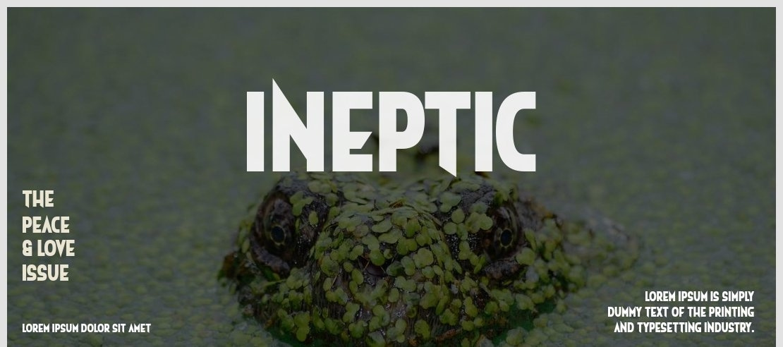 Ineptic Font