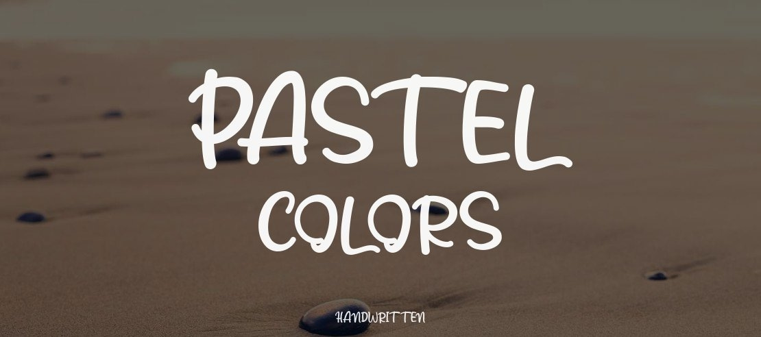 Pastel Colors Font