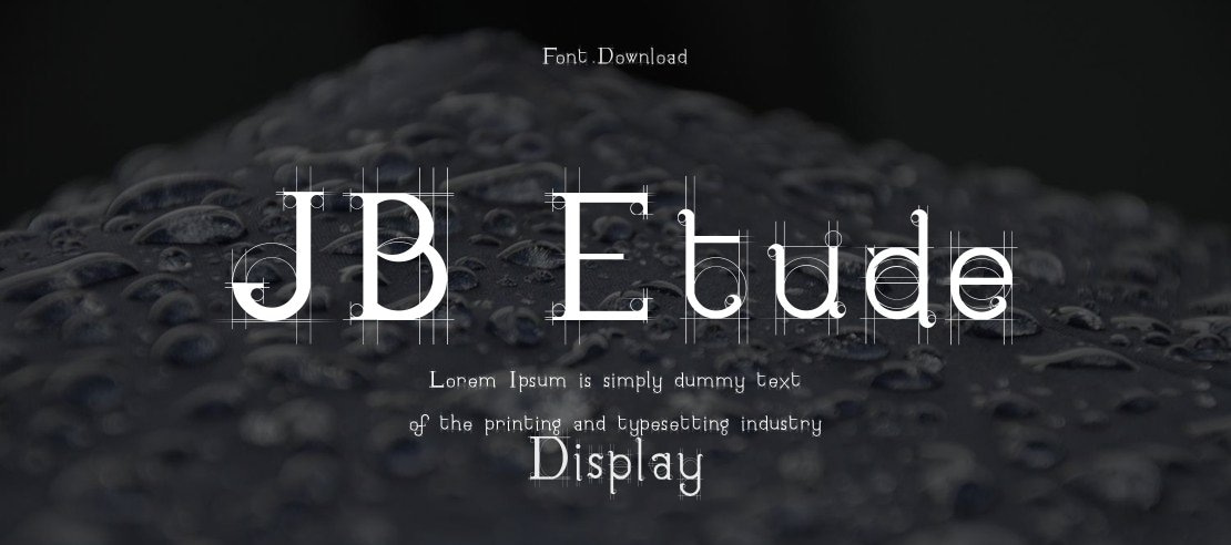 JB Etude Font