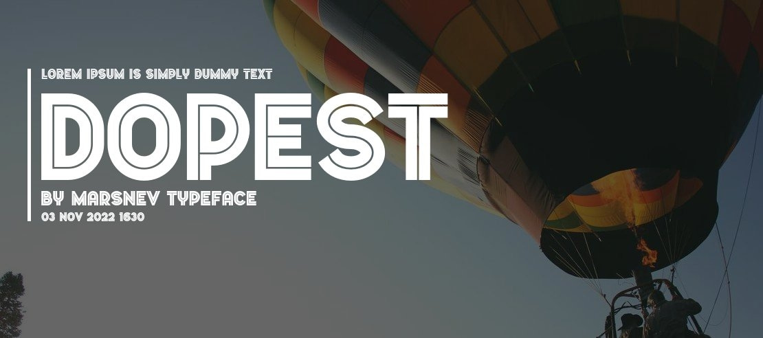 Dopest by MARSNEV Font Family