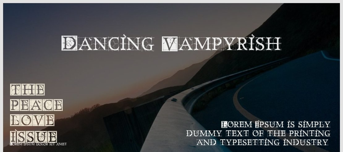 Dancing Vampyrish Font