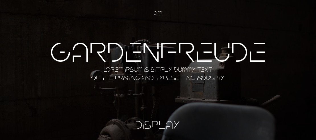 Gardenfreude Font