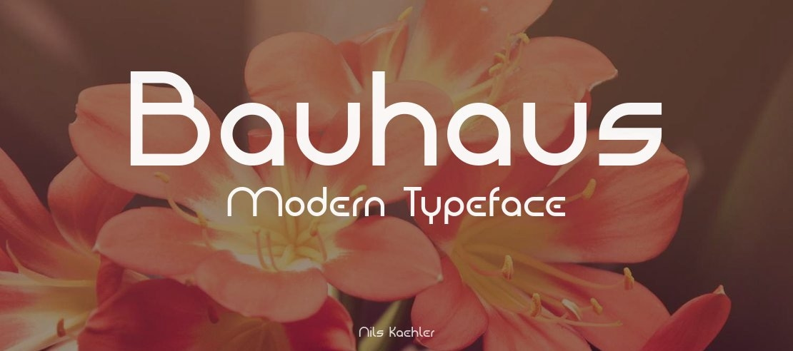 Bauhaus Modern Font