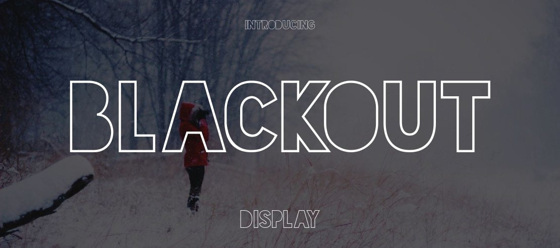 Blackout Font