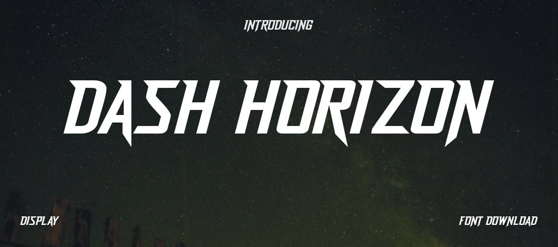 Dash Horizon Font