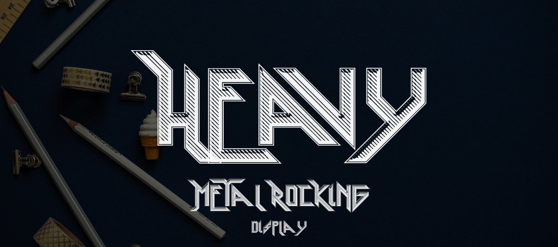 Heavy Metal Rocking Font