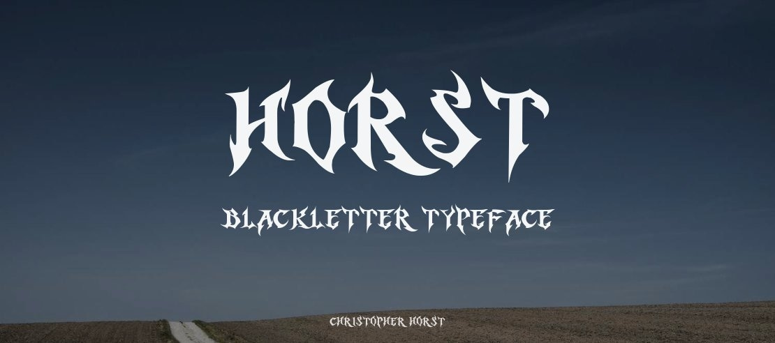 Horst Blackletter Font