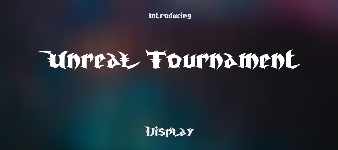 Unreal Tournament Font