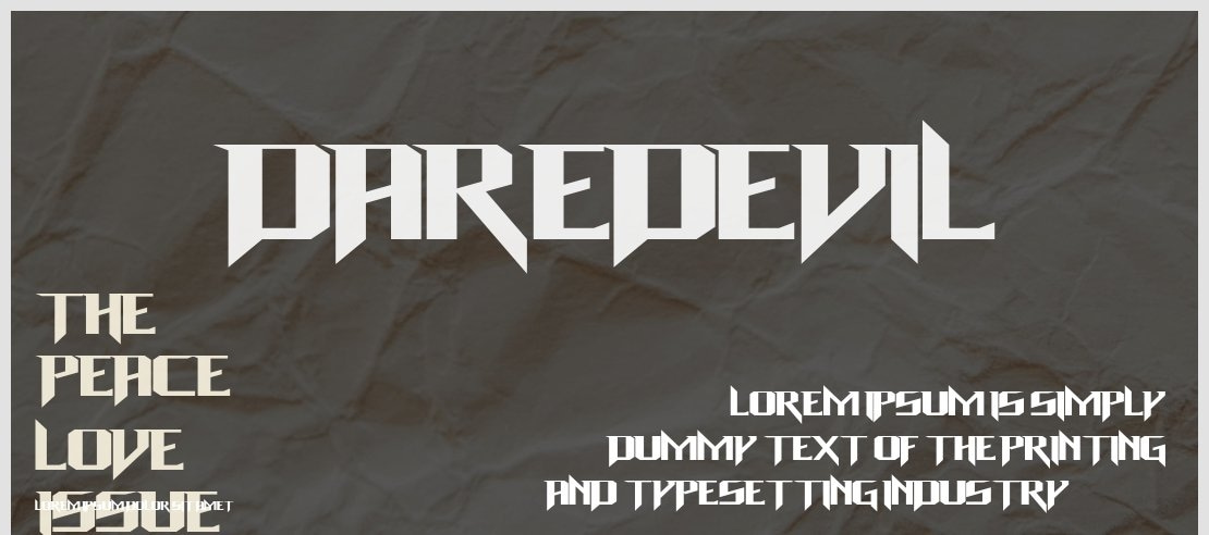 Daredevil Font