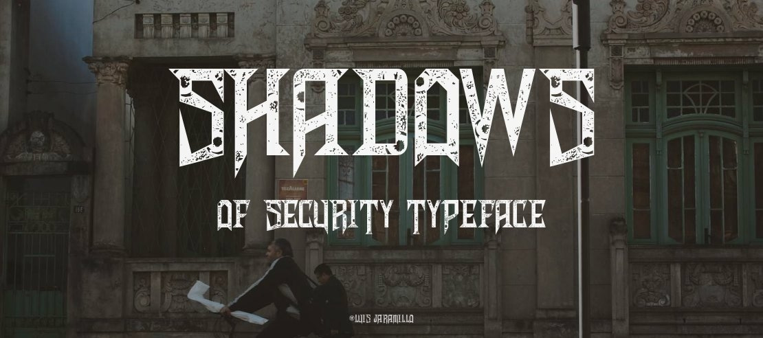 Shadows of Security Font