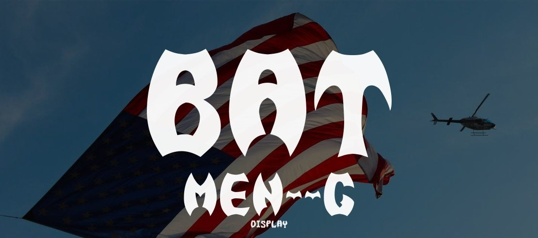 BAT MEN__G Font